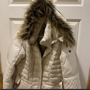 Ivory North face Jacket